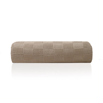Egyptian Cotton Leno Throw (Café)