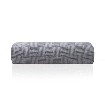 Egyptian Cotton Leno Throw (Light Gray)