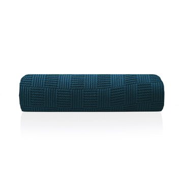 Egyptian Cotton Leno Throw (Teal)