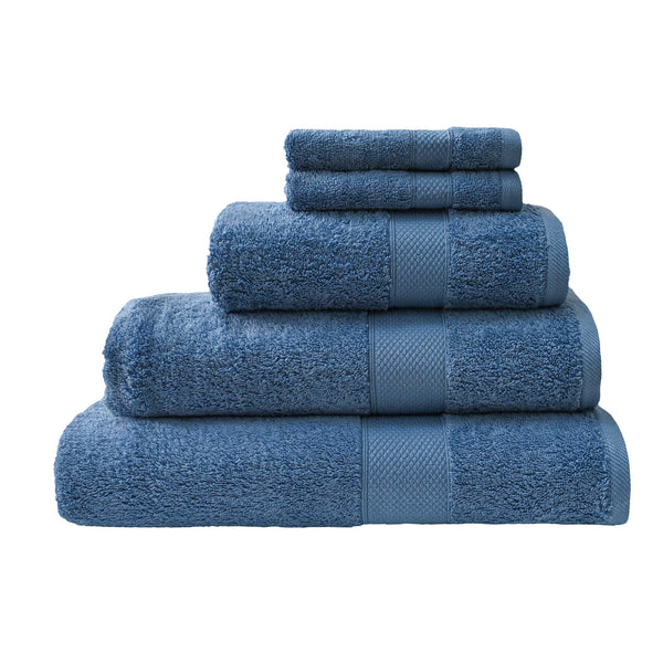 600 GSM Giza 86 Egyptian Cotton Towels – 5 pcs, Plush & Absorbent
