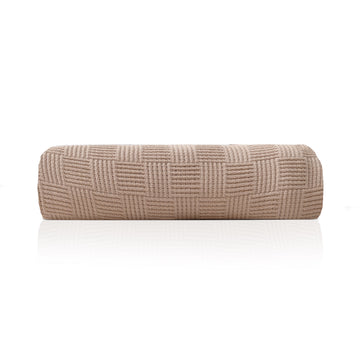 Egyptian Cotton Leno Throw (Beige)
