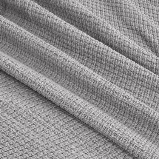 Egyptian Cotton Milano Throw (Light Grey)