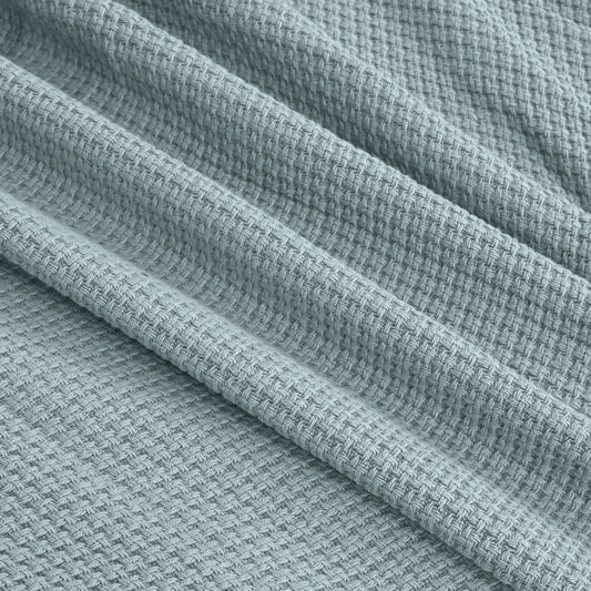 Egyptian Cotton Milano Throw (Aqua Blue)