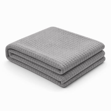 Egyptian Cotton Milano Throw (Light Grey)