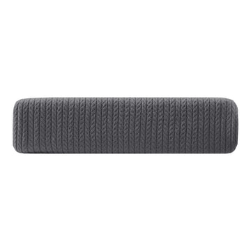 Egyptian Cotton Orchid Throw (Dark Grey)