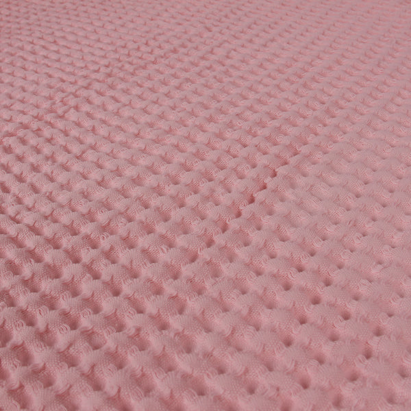 Egyptian Cotton Waffle Throw – Lightweight & Elegant