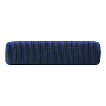 Egyptian Cotton Orchid Throw (Navy Blue)