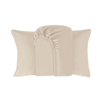 600 TC Giza 86 Egyptian Cotton Fitted Sheet Set – 3 pcs, Soft & Breathable