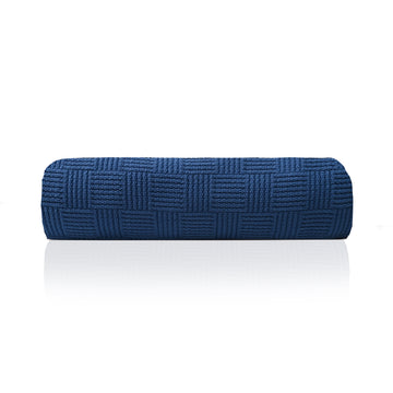 Egyptian Cotton Leno Throw (Jeans Blue)