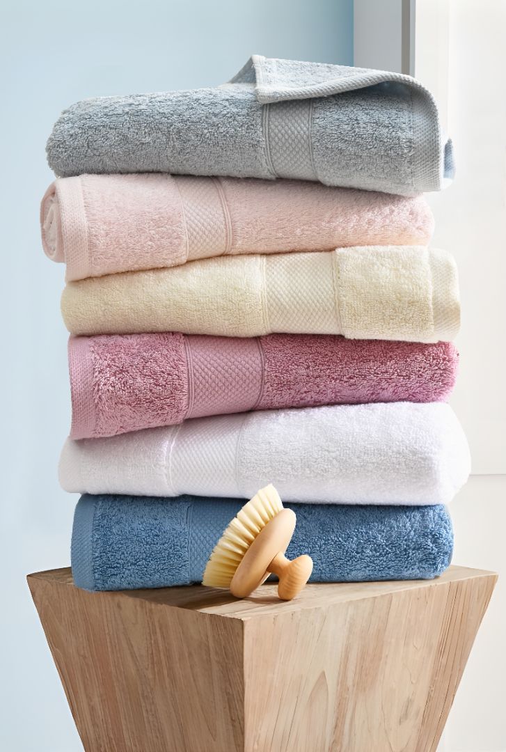600 GSM Giza 86 Egyptian Cotton Towels – 5 pcs, Plush & Absorbent