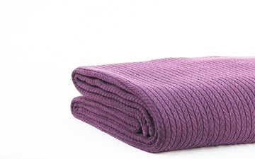 Egyptian Cotton Orchid Throw – Luxurious & Ultra Soft