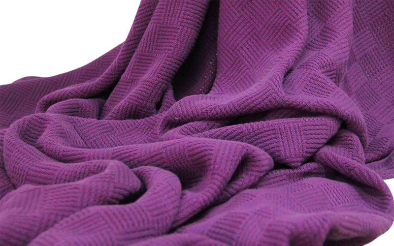 Egyptian Cotton Leno Throw – Ultra-Soft & Stylish