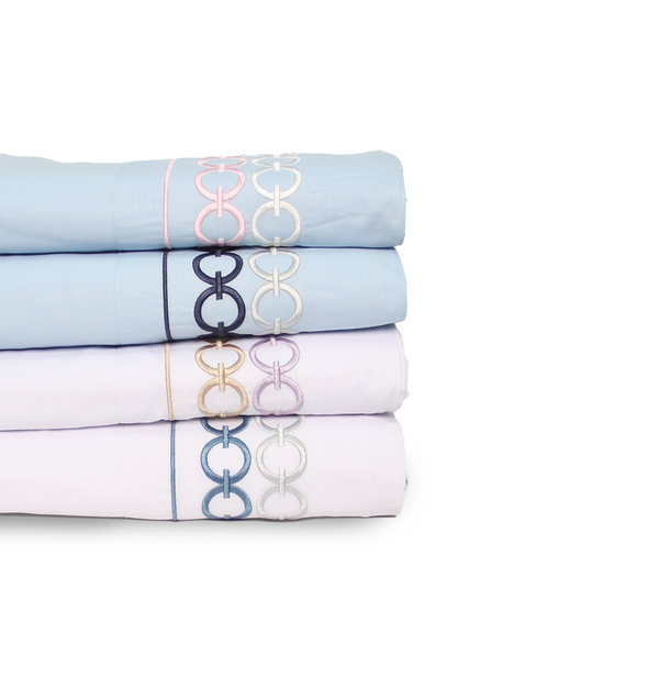 200 TC Olivia – Embroidered Egyptian Cotton Sheets – 3 pcs, Elegant & Soft