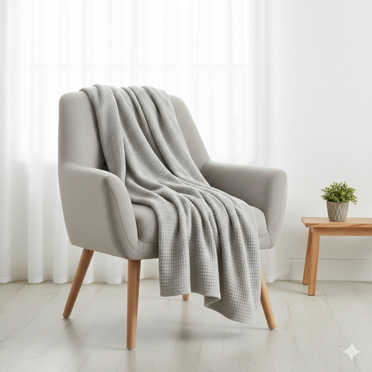 Egyptian Cotton Milano Throw – Soft & Elegant