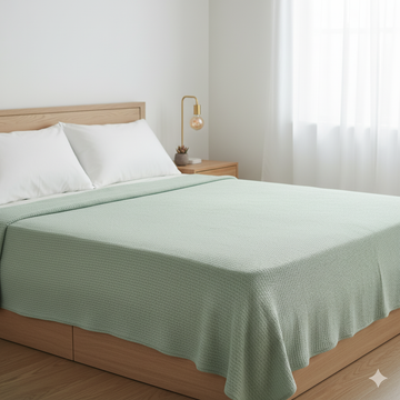 Egyptian Cotton Orchid Throw – Luxurious & Ultra Soft