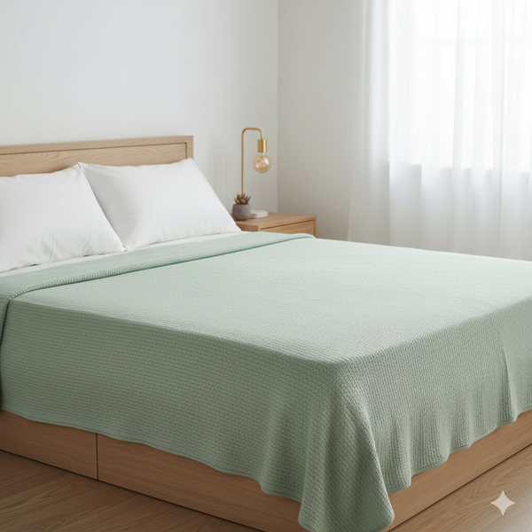 Egyptian Cotton Orchid Throw – Luxurious & Ultra Soft