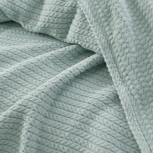 Egyptian Cotton Orchid Throw (Mint)