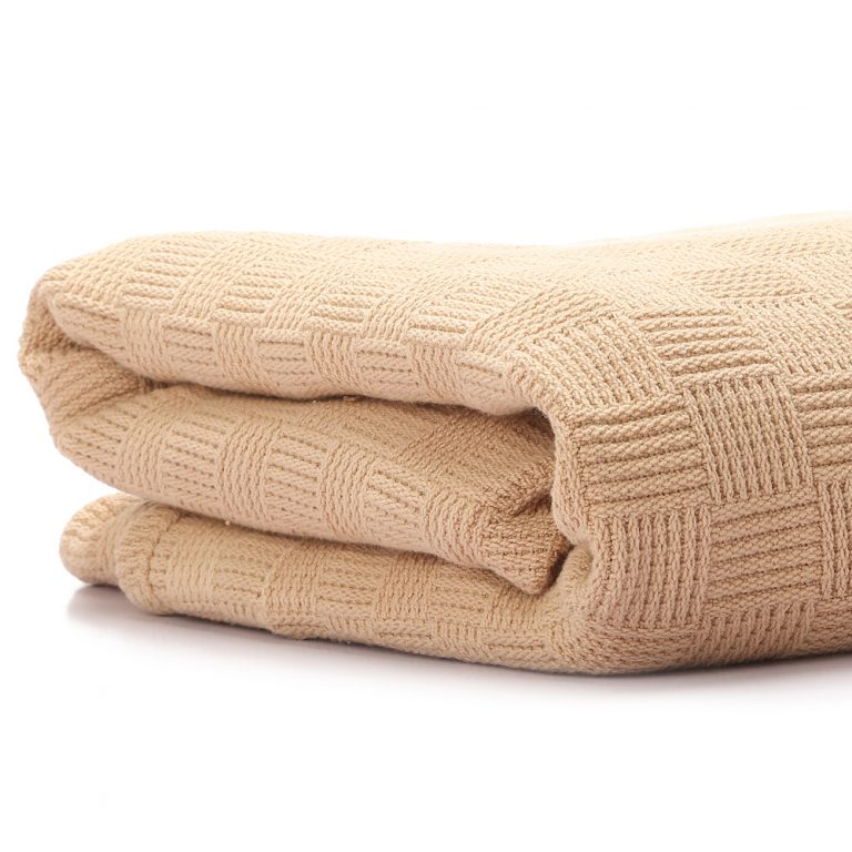 Egyptian Cotton Leno Throw – Ultra-Soft & Stylish