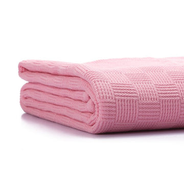 Egyptian Cotton Leno Throw (Pink)